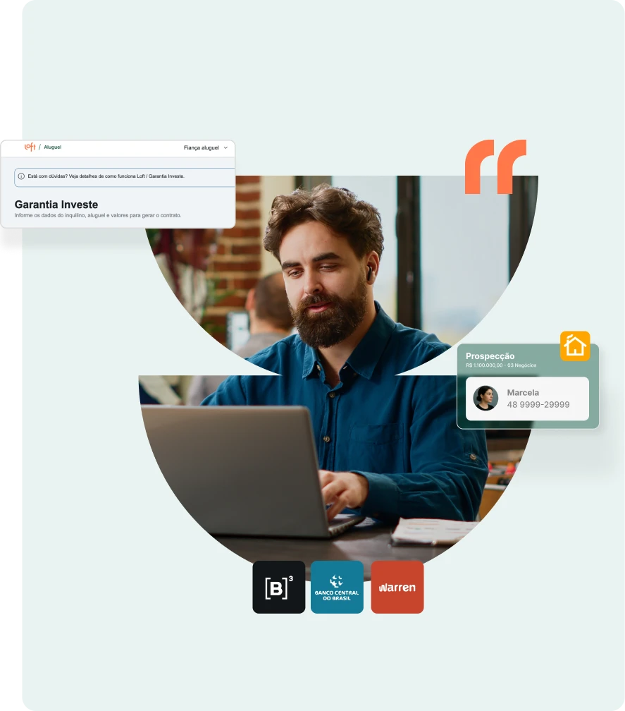 Imagem sobre garantia locatícia Loft: investimento em títulos públicos, seguro para proprietários e flexível para imobiliárias