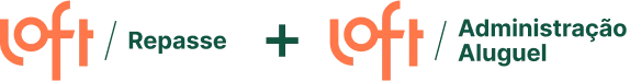 Logo Loft Repasse + Administração Aluguel